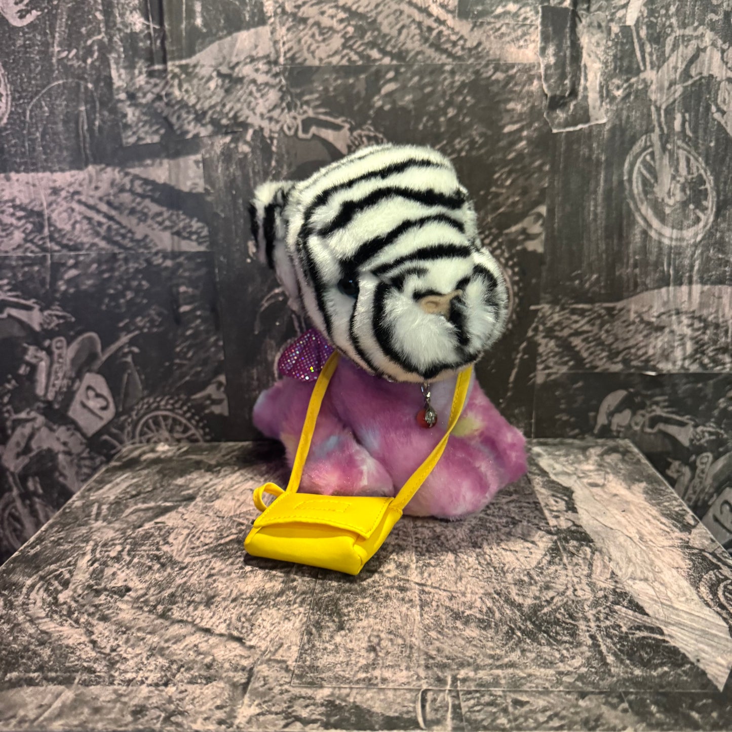 TEDDYLAND Zebra Purse Plushie