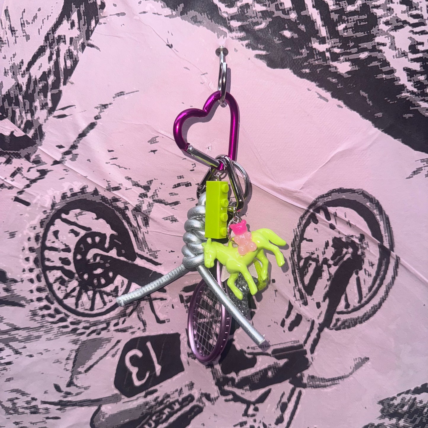 TOYBOY GALLERY Tennis Carabiner Charm