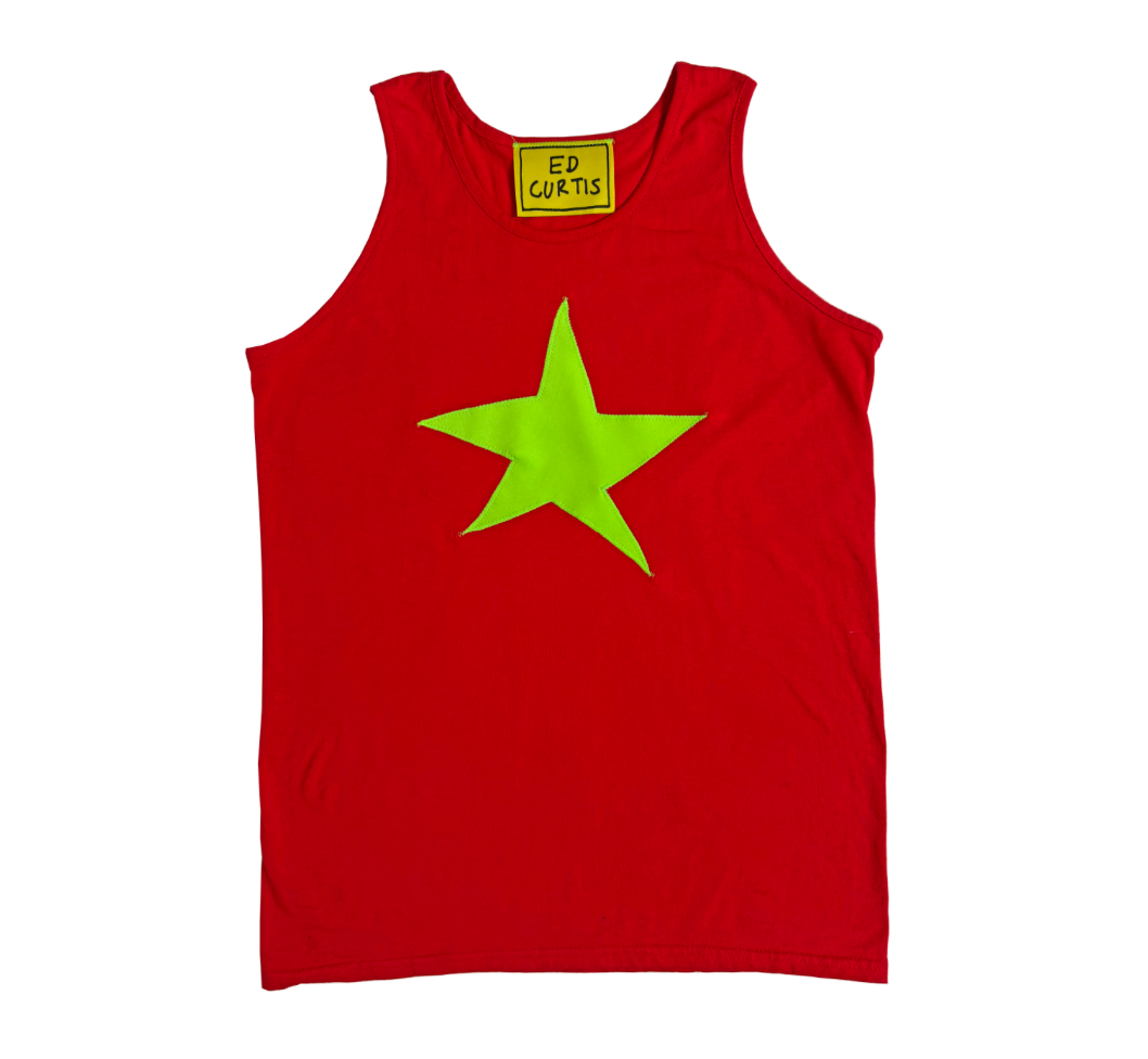 ED CURTIS Star Red Vest