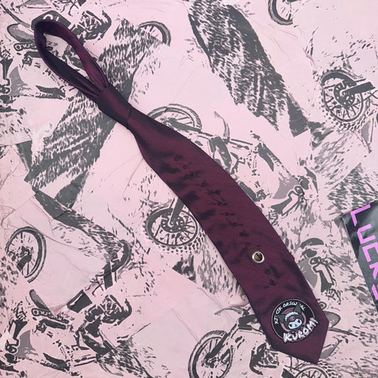 KABO Kuromi Purple Spike Tie