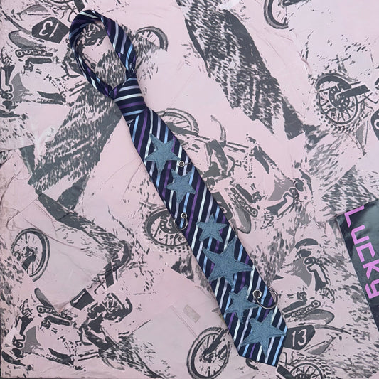 KABO Stripes & Denim Stars Tie
