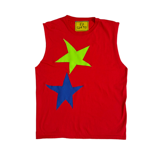 ED CURTIS Star Red Tank