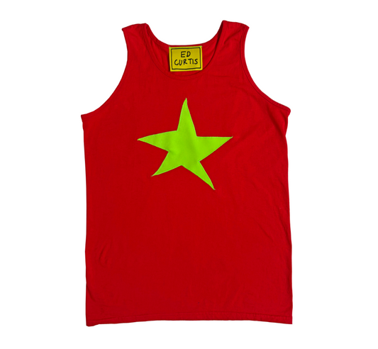 ED CURTIS Star Red Vest